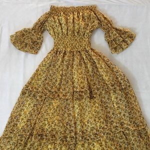 Abstract Animal Print Dress Sz M (fits S)